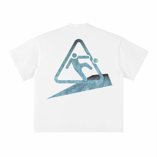 CAUTION WORLD CUP TEE (BLUE)