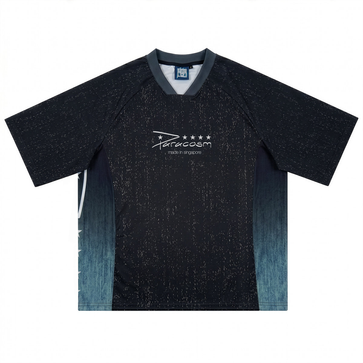 PARACOSM FALSE DENIM JERSEY