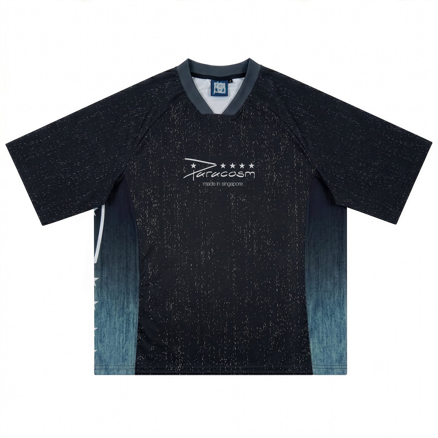 PARACOSM FALSE DENIM JERSEY