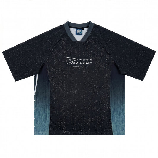 PARACOSM FALSE DENIM JERSEY